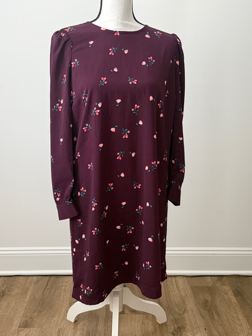 Old Navy Women's Floral Shift Dress - Plum